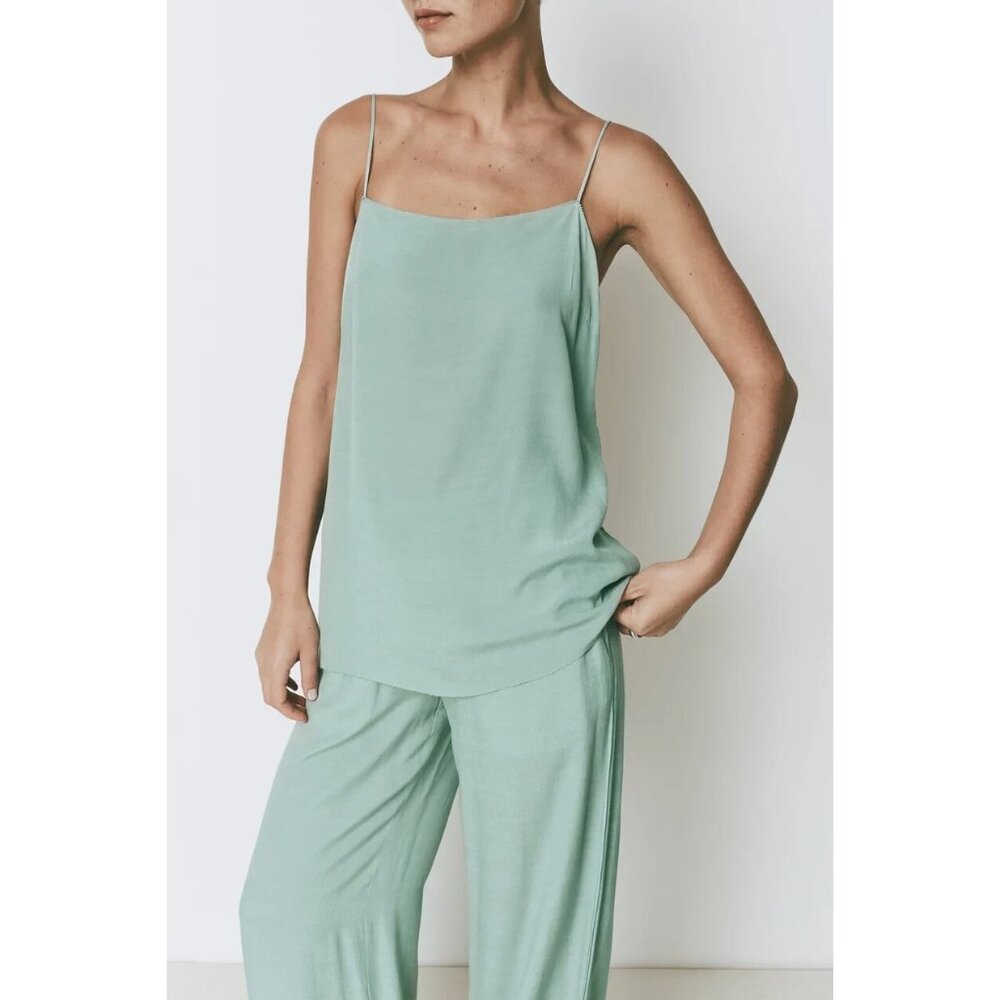 Rue Sophie Esme Camisole Top Seafoam Green Sz XS Spring Summer‎